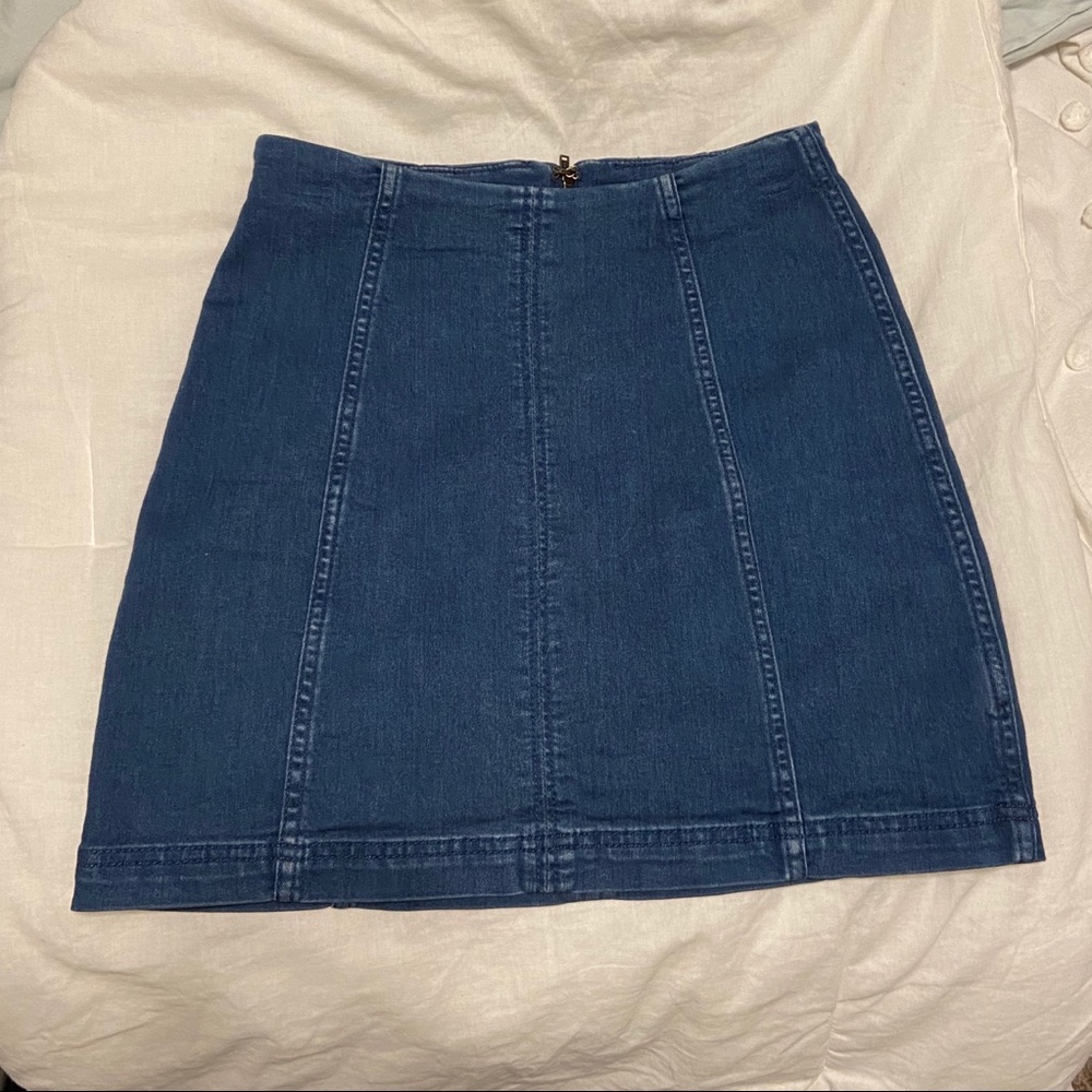 Free People Denim Skirt